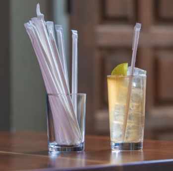 Wrapped Straws - White (Ø8 x 19cm)