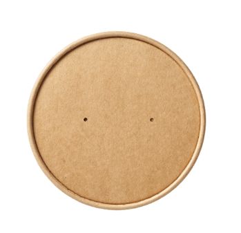 Lids for Soup Containers Kraft Paper (16oz)