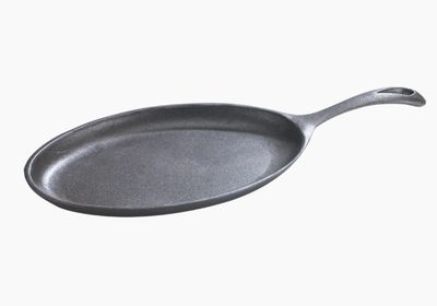 Cast Iron Oval Platter, 9 1/2 x 7&quot;, Not Pre-Seasoned