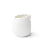 Foundation White Porcelain Creamer 5.4oz — Handleless