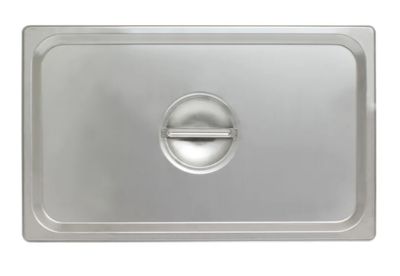 Full Size Steam Pan Cover – Heavy-Duty w/ Integrated Handle (SS)