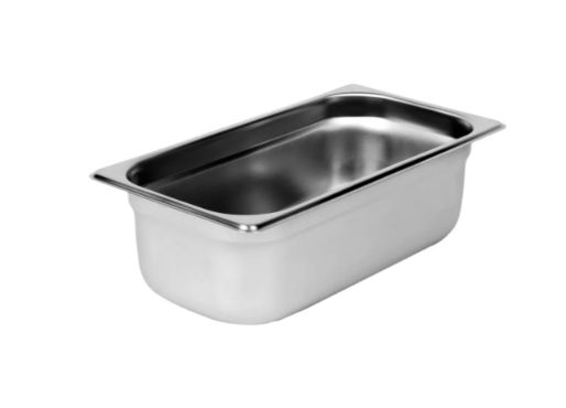 Pans - Third Size 4&quot; Deep - 22 Gauge - Anti Jam