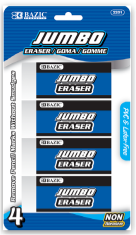 Jumbo Eraser (4/pack)