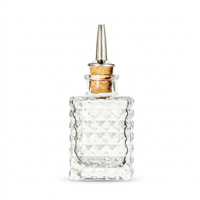 Dash Bottle with Cork Pourer - Diamond, 3.75oz