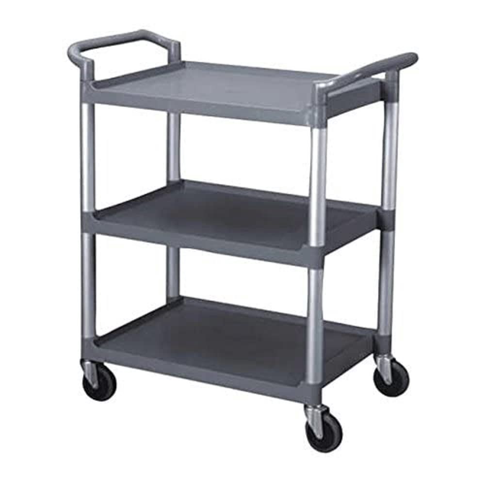 Bussing Cart, 3 Shelf - Grey