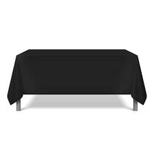Table Linen - Black, 72"×72"