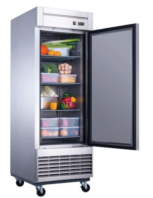 Reach In 27.5", Solid One Door - Refrigerator