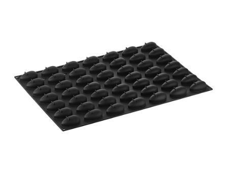 Silicone Mould - Quenelles Round 49 Indents, 66x35mm H26 mm. Vol.34