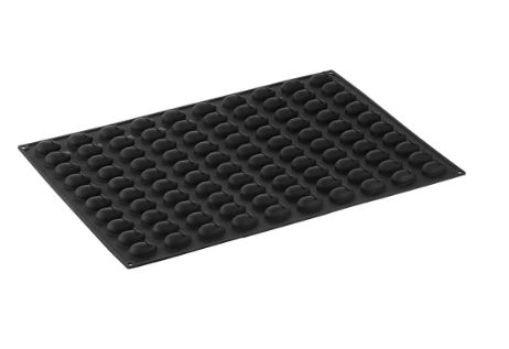 Silicone Mould - Quenelles Round 100 Indents, 42x22mm H17 mm. Vol.9