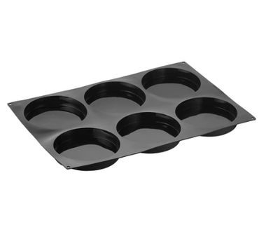 Silicone Mould - Insert Disc Ø180 mm, 6 indents, vol.765 ml