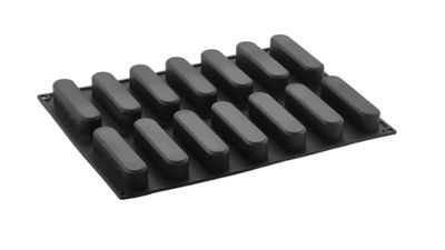 Silicone Mould - Pastel, 14 indents, 125x h28 mm - vol.90 ml