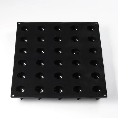 Silicone Mould - Jasmine, 30 indents, Ø 38 x h30 mm - vol.20 ml