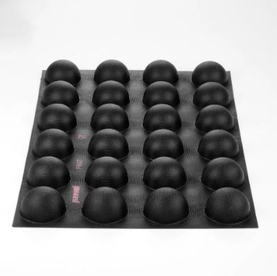 Silicone Mould - Semisphere, 24 indents, Ø 80 x h40 mm - vol.135 ml