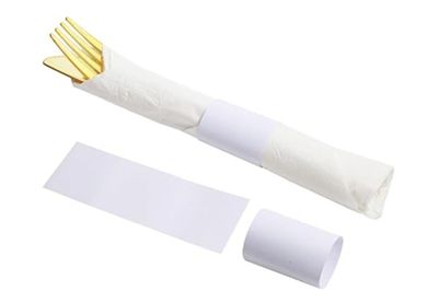 White Paper Napkin Bands – Case of 2,500