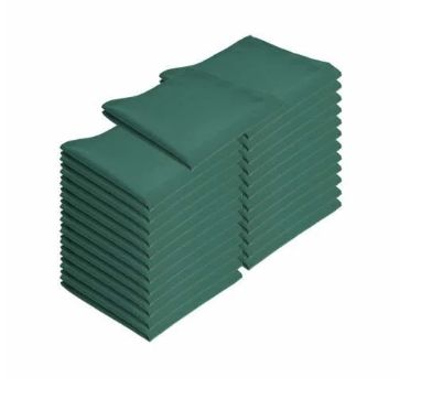 Napkin - Green, 20"×20" - Pack of 25
