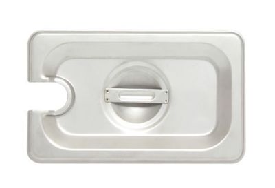 Steam Pan, Cover - Ninth Size Slotted (Heavy Duty, SS)