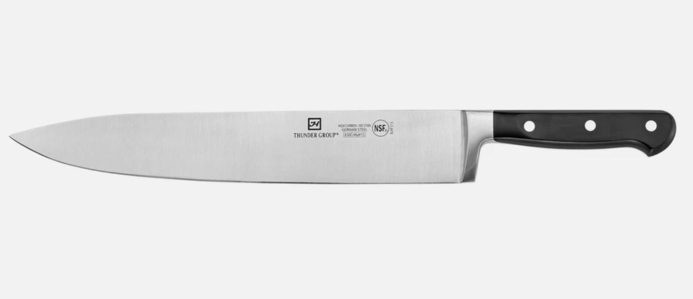 Chef's Knife, 12" Blad, Forged German Steel