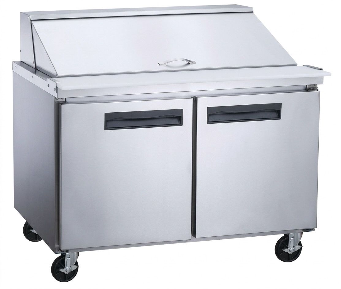 Preparation Station 48" - Two Doors, (Includes 18 Pans)