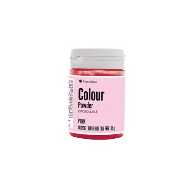 Colour Powder, Fat-Soluble - Pink - 25g