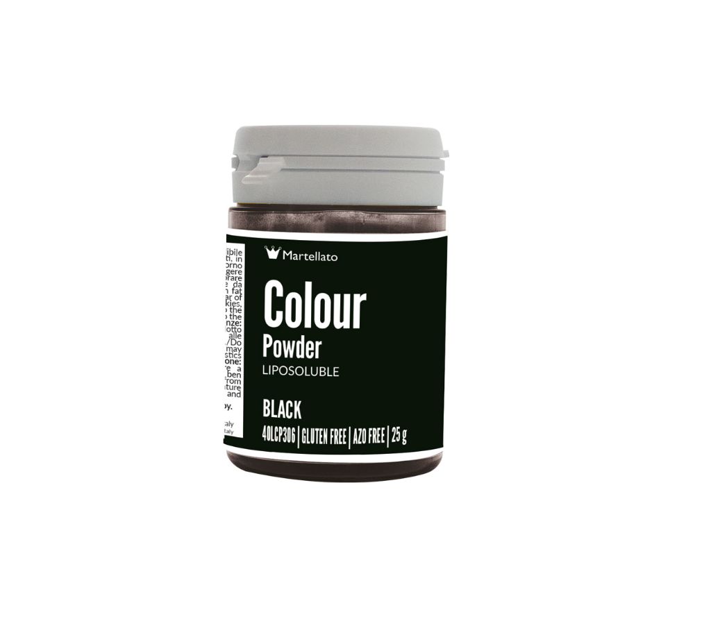 Colour Powder, Fat-Soluble - Black - 25g