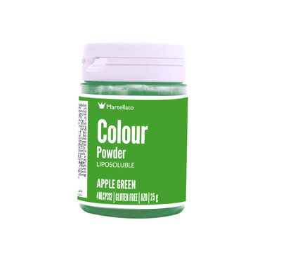 Colour Powder, Fat-Soluble - Apple green - 25g