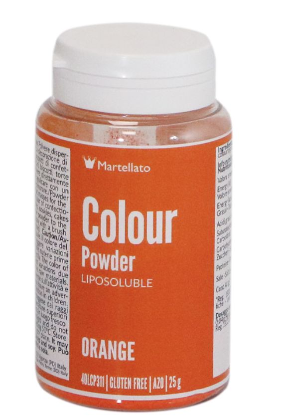 Colour Powder, Fat-Soluble - Orange - 25g