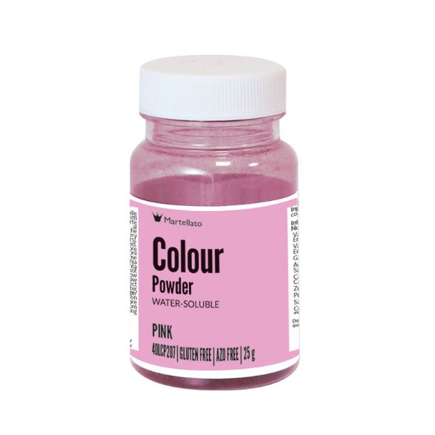 Colour Powder, Water-Soluble - Pink  - 25g