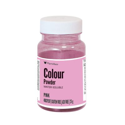 Colour Powder, Water-Soluble - Pink  - 25g
