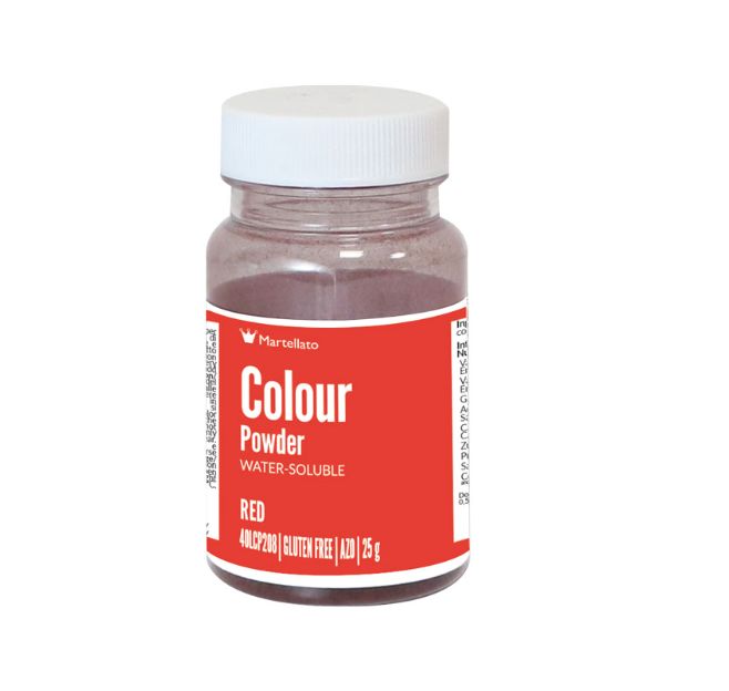 Colour Powder, Water-Soluble - Red - 25g