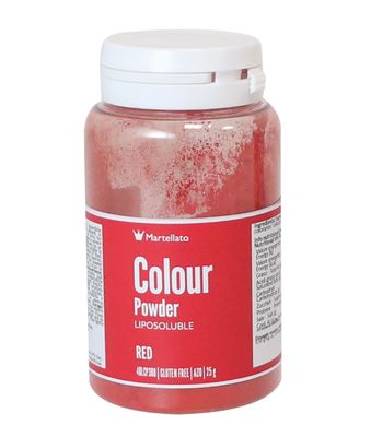 Colour Powder, Fat-Soluble - Red - 25g