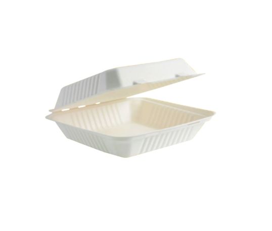 Clamshell Box - 8"×8", 1 Compartment - Case of 200