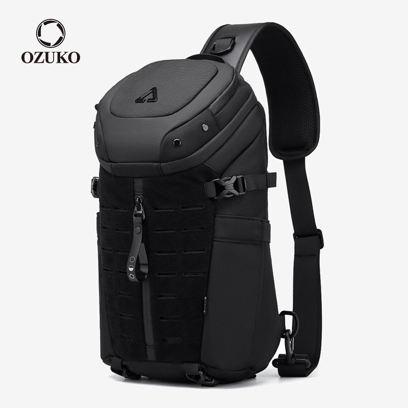 OZUKO Large Capacity Men Shoulder Bag Waterproof Sling Crossbody Bags for Man Short Trip Messenger Bag Fashion Quality Chest Bag