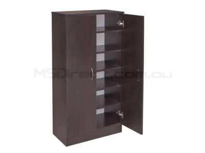 Shoe Storage Cabinet Dark Chocolate Brown