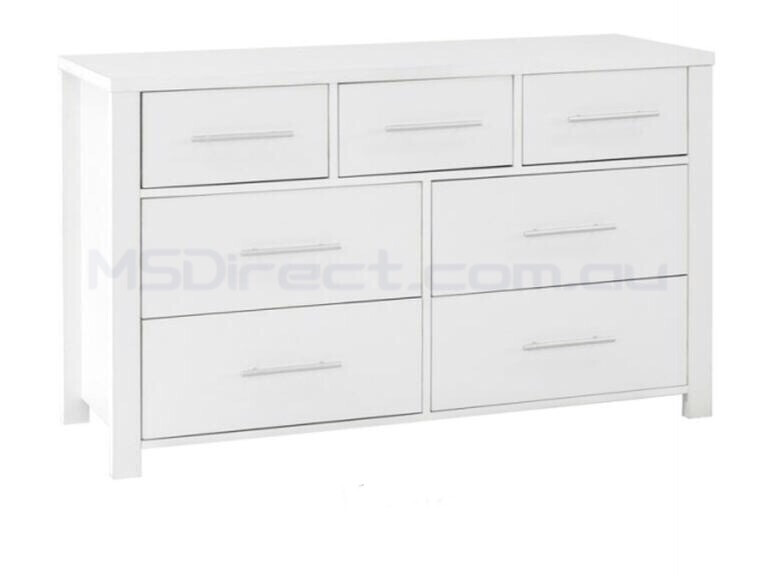 White Dresser Lowboy Chest Cupboard