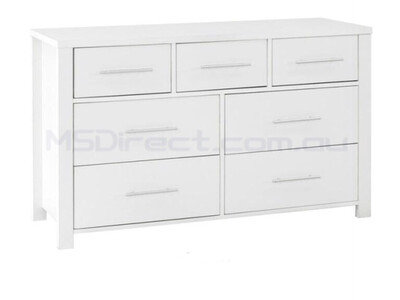 White Dresser Lowboy Chest Cupboard