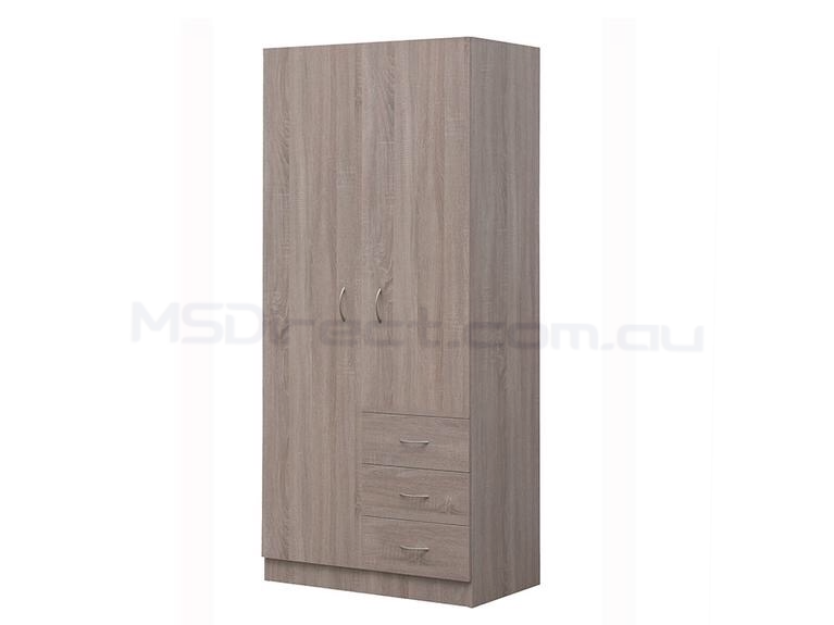 3 DRAWER combo Wardrobe Storage Cupboard