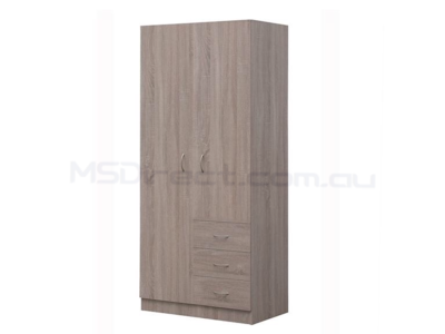 3 DRAWER combo Wardrobe Storage Cupboard