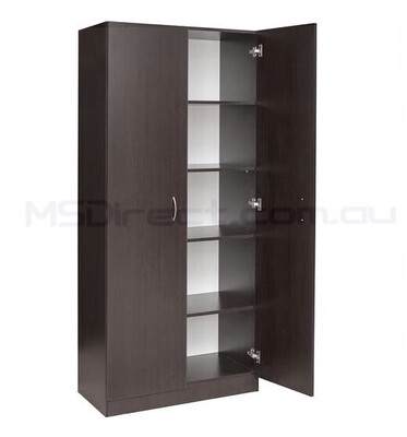 New 2 Door Pantry Linen Storage Cupboard / Shelf Wardrobe/ kitchen/ laundry