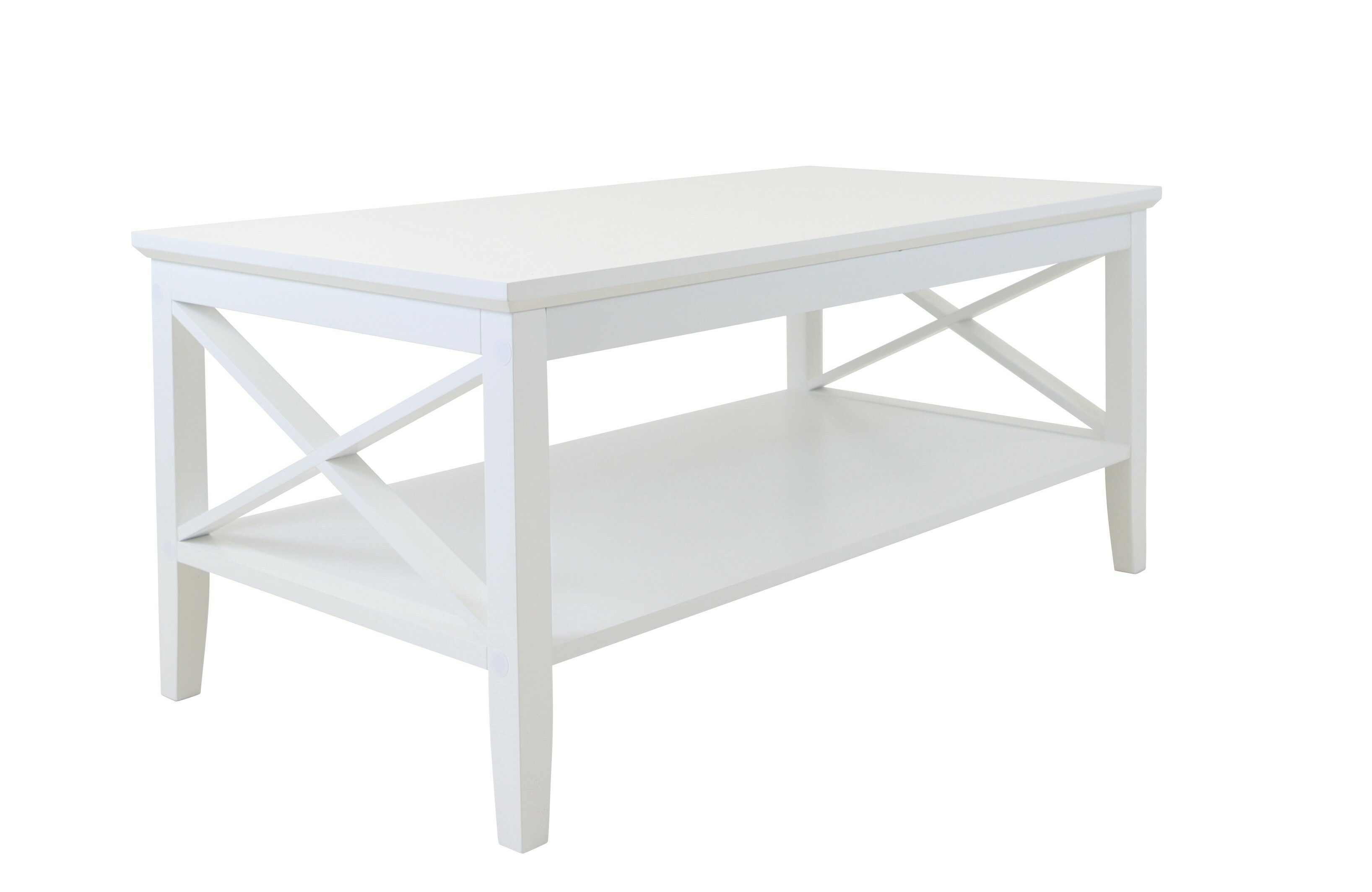 Long Island Rectangular Coffee Table White