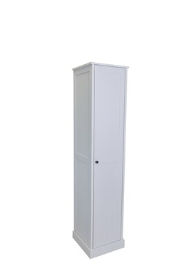 Hamptons 1 Door 5 Tier Shelf Multipurpose Cupboard