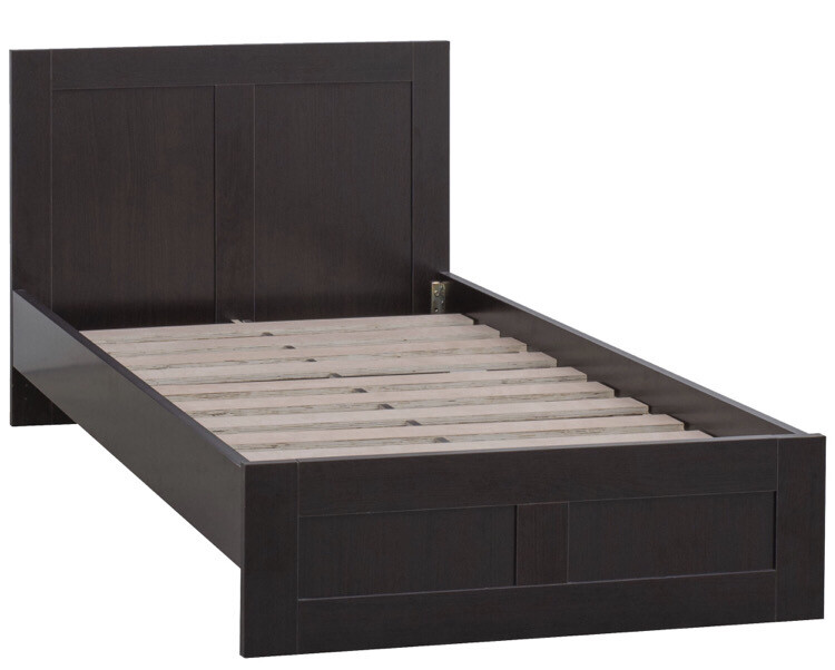 Queen size Bed Frame - Walnut colour