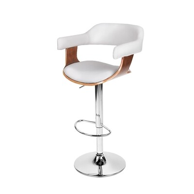 New Wooden Bar Stool - White