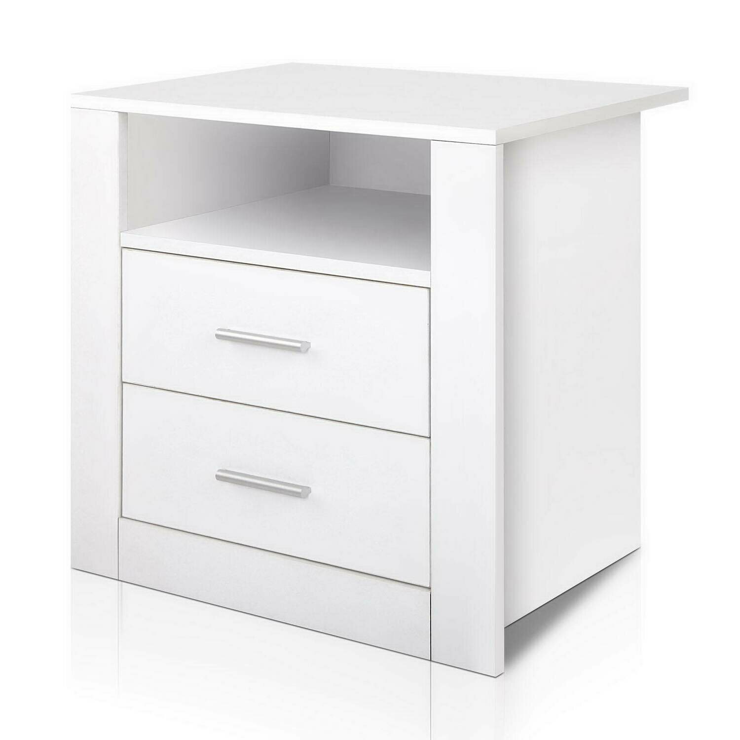 New Bedside Tables Drawers Storage Cabinet Drawers Side Table White