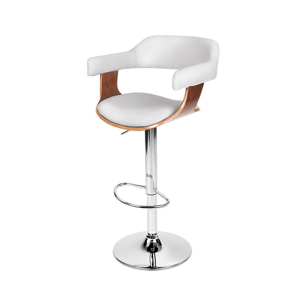 New Wooden Bar Stool - White