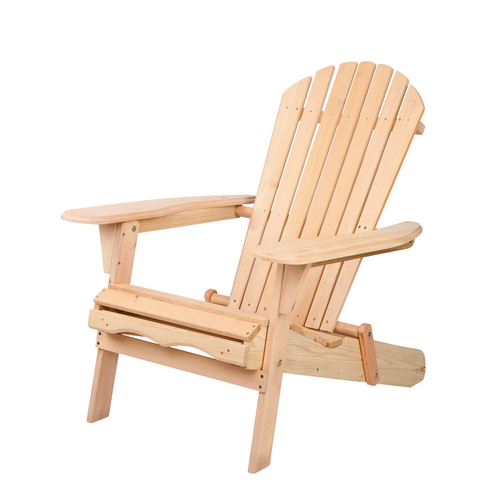 Outdoor Chairs Furniture Beach Chair Lounge Wooden Adirondack Garden Patio
