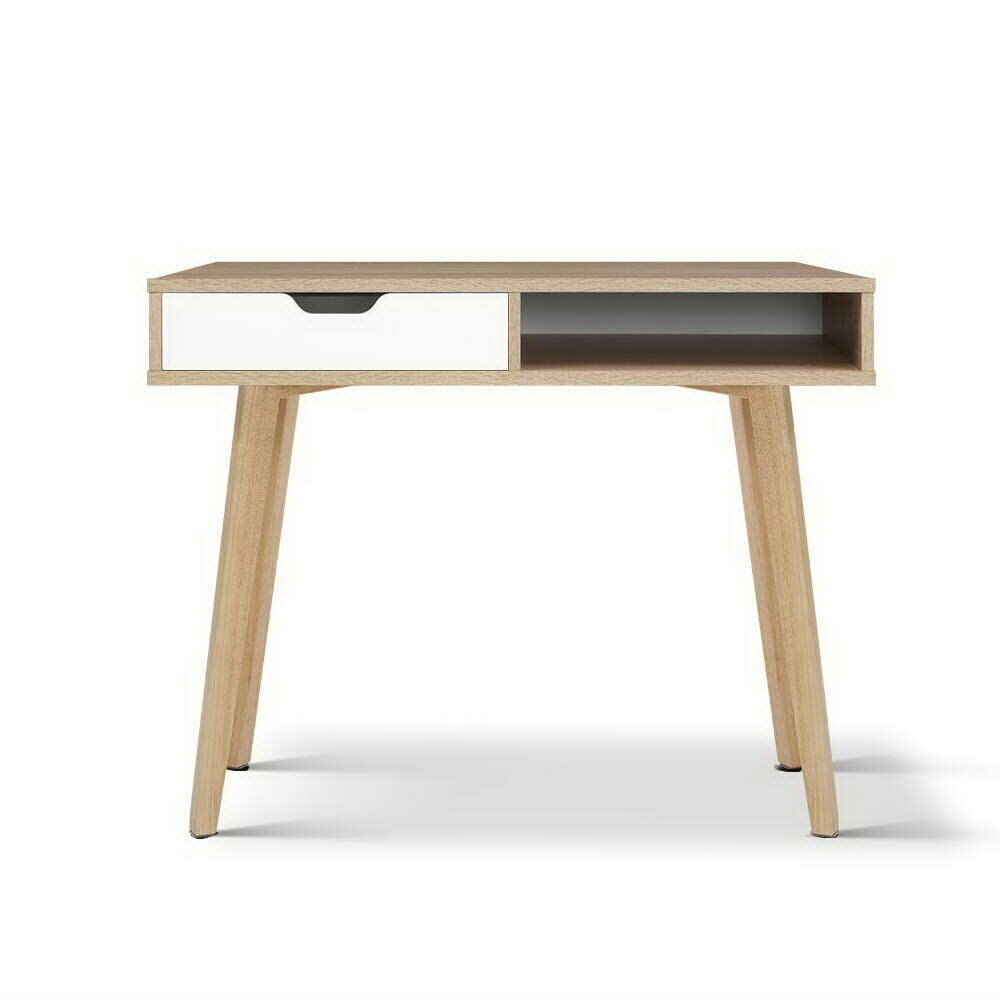 New 2 Drawer Wood Computer Desk
