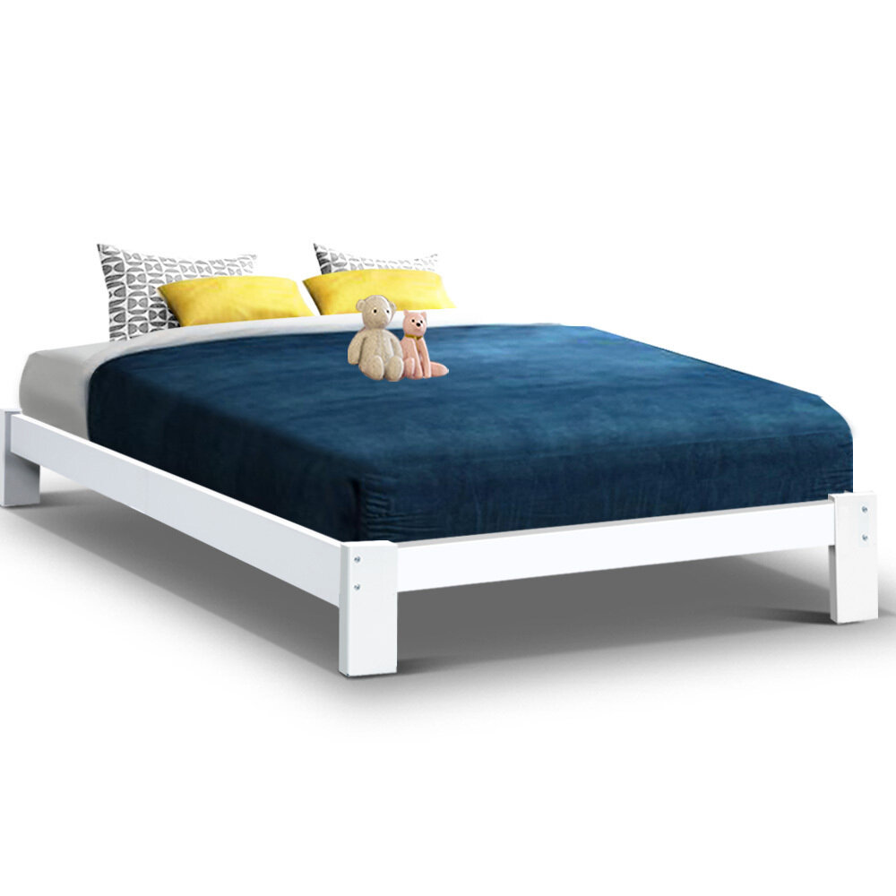 New Bed Frame Double Size Wooden Bed Base JADE Timber Foundation Mattress