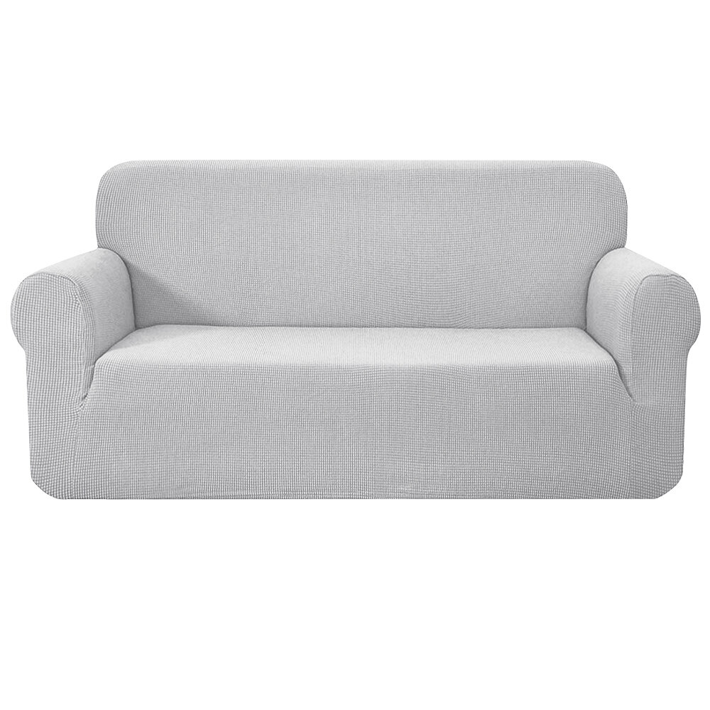 New High Stretch Sofa Cover Couch Protector Slipcovers 3 Seater Grey