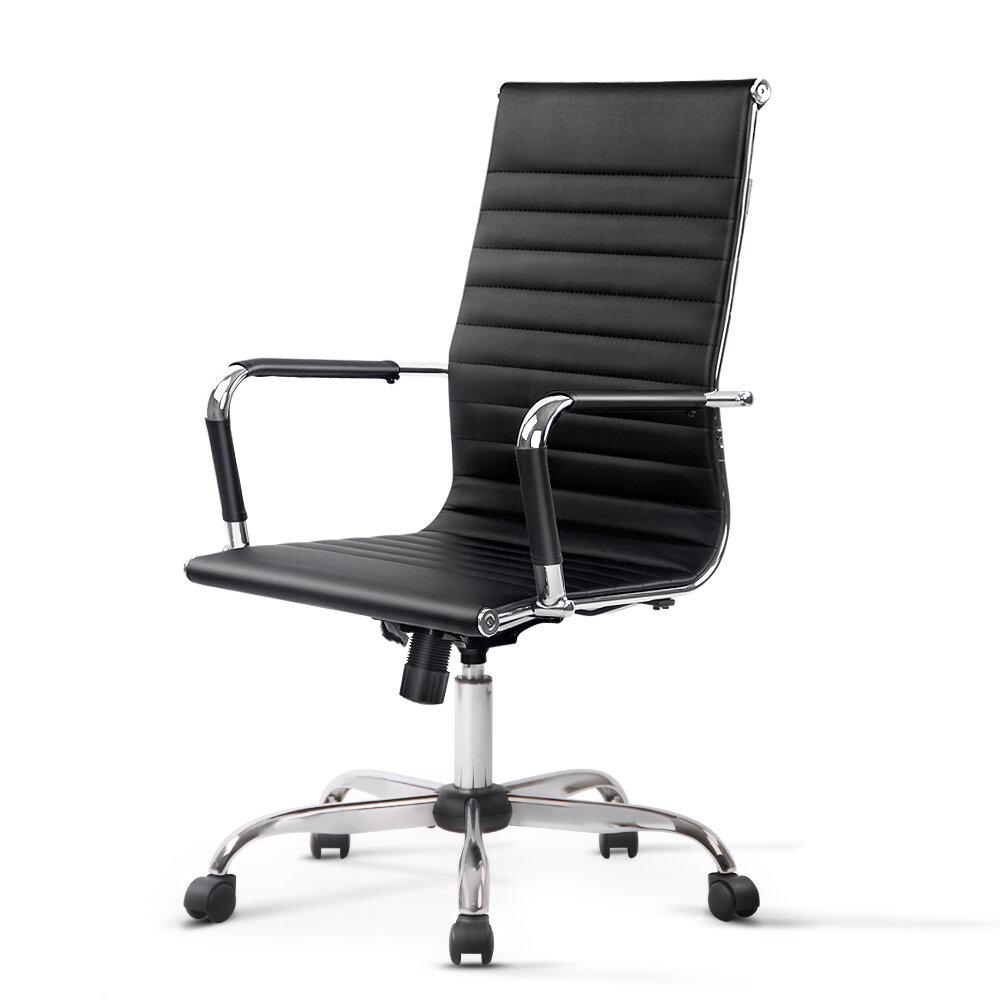 New Gaming Office Chair Computer Desk Chairs Home Work Study Black High Back