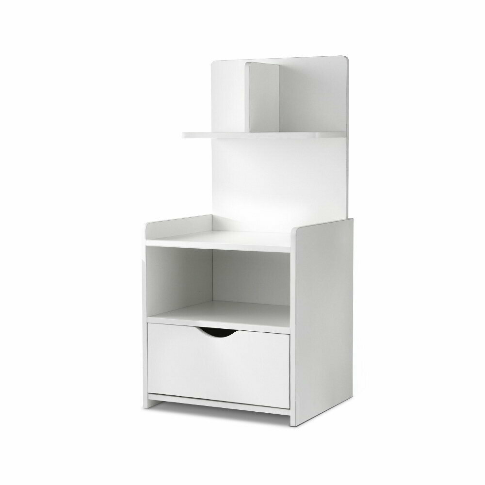 New Bedside Table Cabinet Shelf Display Drawer Side Nightstand Unit Storage
